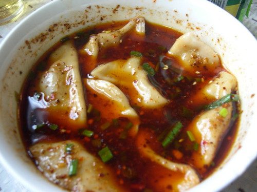 Finished spicy pork rolls