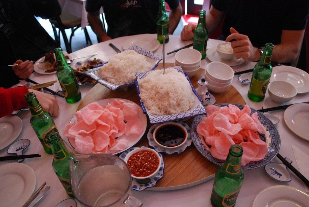 Spicy seafood boil for Lunar New Year